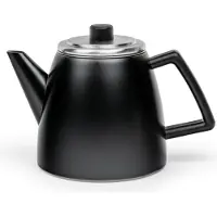 Bredemeijer - Dubbelwandige theepot Odense - 1,1 liter - Mat zwart - Met filter