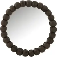 J-Line Mirror balls wood black