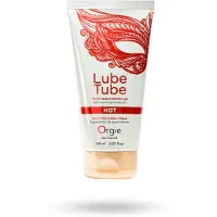 Orgie Lube Tube Hot - Glijmiddel op Waterbasis met Verwarmend Effect - 150 ml