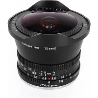TTArtisan APS-C 7.5mm F/2.0 Canon RF mount Black