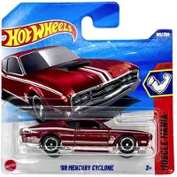 Hot Wheels 1969 MERCURY CYCLONE 165/250 METALIC RED HW MUSCLE MANIA 2/10