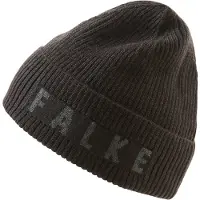 Falke Unisex Basic Jacquard Logo sneldrogend warm wol muts unisex brown mel. - maat 5106