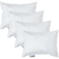 Homescapes kussenvullingen set van 4 – 40×30 cm – eendenveren binnenkussens – OEKO-TEX katoen – RDS-gecertificeerd – wasbaar