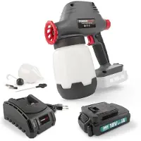 Powerplus - Economy - POWEBPSS1 - 18 V - Inductiemotor - Verfpistool - 18V 1000ml - incl. batterij 18V 1.5Ah en lader