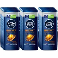 Nivea MEN Douchegel Sport- 250 ml - Voordeelverpakking 18 stuks