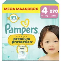 Pampers - Premium Protection - Maat 4 - Mega Maandbox - 270 Stuks - 9-14 kg
