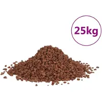 vidaXL Lavastenen 25 kg 5-8 mm rood