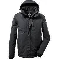 Killtec Outdoorjas zwart gemêleerd