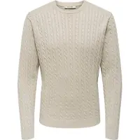 Only & Sons Trui 'ONSLOUI' taupe