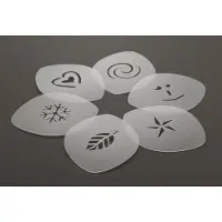 Aerolatte Cappuccino Art decoratiemal voor cappuccino 6-delig