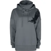 Black premium by emp Trui met capuchon - Hoodie met geïntegreerde kraag - S tot 5XL - voor Vrouwen - grijs - Maat 4XL