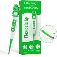 Babydrogist digitale Baby Thermometer met flexibele tip - Rectaal, oksel & oraal - Kikker