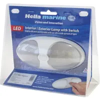 Hella Marine Duraled 12 Light With Switch Transparant