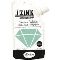 You do it glitterverf Izink Diamond 80 ml pastelgroen knutselverf.
