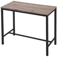 Poldimar Bartafel Babette | 120 x 60 x 95 cm | Bruin-zwart