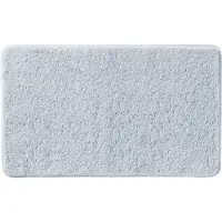 Erwin Müller badmat, badmat, badmat Rhodos Uni antislip zilver maat 80x150 cm - ultrazacht, extreem absorberend, pluisarm