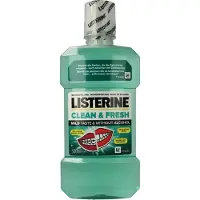 Listerine 1+1 Gratis: Listerine Mondwater Clean & Fresh Zonder Alcohol 500 Ml