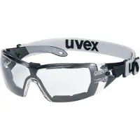 Uvex pheos 9192680 Veiligheidsbril Incl. UV-bescherming Grijs, Zwart EN 166, EN 170 DIN 166, DIN 170