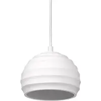 Ledvance Pendelleuchte Decor Plaster Cup Weiß rund Ø16cm max. 25W E27 aus Gips