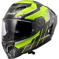 LS2 LS2FF807DragonTraxH-VisGeelIntegraalhelm Maat S