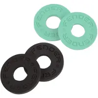 Fender Strap Blocks, 4-Pack, Zwart en Surf Groen