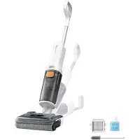 Roborock F25 GT-Vloerreiniger-Nat Droog Stofzuiger-draadloos-Elektrische dweil-20000 Pa-180° platliggend-90 °C Hoge temperatuur Sneldrogend-Zelfreiniging-Anti-Klits Rol voor Huisdierhaar-Randreiniging