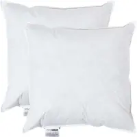 Homescapes kussenvullingen set van 2 – 45×45 cm – eendenveren binnenkussens – OEKO-TEX katoen – RDS-gecertificeerd – wasbaar