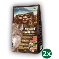 Natural Woodland 2x2 kg wild iberian diet hondenvoer