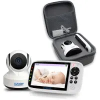 Luvion Essential 2 Babyfoon + Protection Case – Babyfoon met Camera – Uitbreidbaar tot 4 Baby Camera's