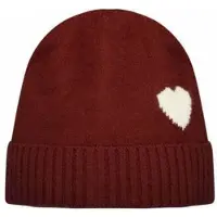 Deeluxe Muts 'Lola' roestrood / natuurwit