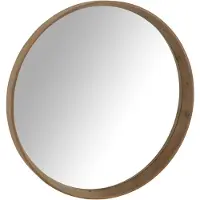 J-Line Wall mirror wall mirror l fir wood light beige large