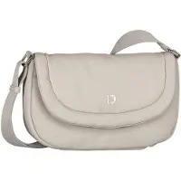 Tom Tailor schoudertas Maye Saddle Bag Light Grey Lichtgrijs