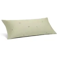 Yumeko Kussensloop Katoensatijn 40x80 Groen - Eco, Bio & Fairtrade