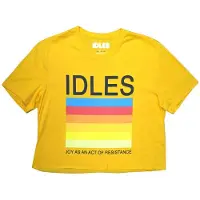 Rock Off Idles - Resistance Crop top - 2XL - Geel