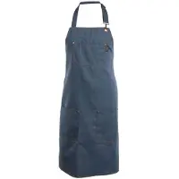 Tiseco - Schort INDIGO - Gerecyclede jeans - 70x85 cm, blauw