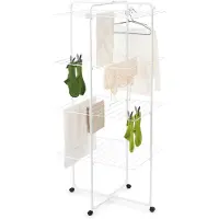 Brabantia HangOn Droogtoren - 30 m - Inklapbaar Wasrek - White