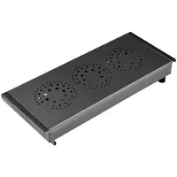 Ceruzo Warmhoudplaat – Rechaud – 3 Waxinelicht –Bordenwarmer – Zwart – 43 cm
