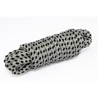 Hollex Landvast met polyester mantel en PP kern - wit/zwart