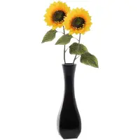 Mica Decorations Kunstbloem Zonnebloem tak - 6x - 72 cm - geel - kunst zijdebloem - decoratie