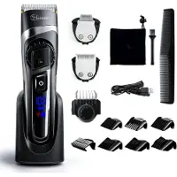 Hatteker Tondeuse 3-in-1 – Professionele Haarknipper, Baardtrimmer en Precisietrimmer – LED Display