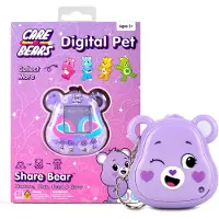Thumbs Up Share Bear - Care Bears digital pet - sleutelhanger met interactieve virtuele Troetelbeer - mini games