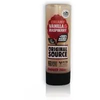 Original Source - Creamy Vanilla & Raspberry Douchegel | 1x 250 ml - Vanille & Framboos | Vegan - 100% natuurlijk