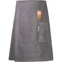 Artg Towelzz - Sauna Kilt - Heren - met klittenband - Antraciet Grijs - (tot 135 cm heupomvang)