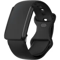 Strap-it Siliconen bandje met druksluiting - geschikt voor de Whoop 4.0 (zwart)