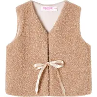 Someone AIDA-SG-13-F Meisjes Gilet - BEIGE