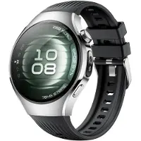 Strap-it Siliconen bandje met 'perfect fit' aansluiting - geschikt voor Huawei Watch 5 - 42mm (zwart)