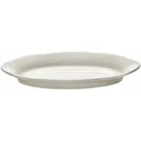 Serax Diep Bord High Oval S White Silhouette 19 cm