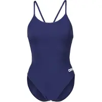Arena Badpak 'LACE BACK SOLID' donkerblauw / wit