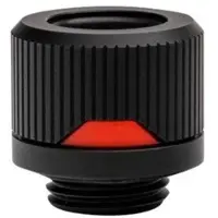EK EKWB -Quantum Torque HDC-12 knelfitting 12 mm buitendiameter zwart 15 mm (LxBxH) desktop harde buisfitting
