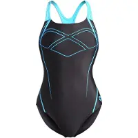 Arena Badpak 'Graphic Pro Back' aqua / zwart